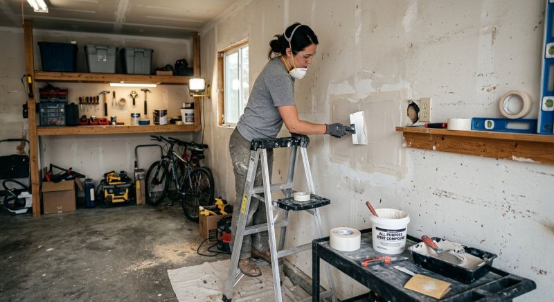 Basement Drywall Repair in Conroe, TX