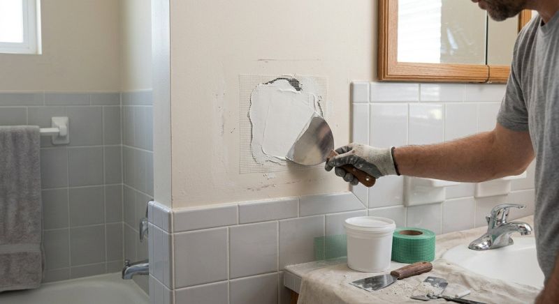 Bathroom Wall Patching in Wilmington, NC