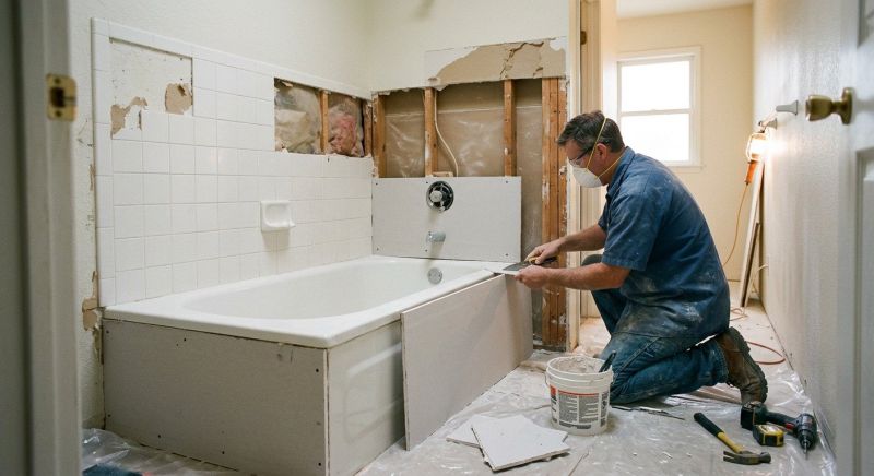 Bathroom Wall Patching in Conroe, TX