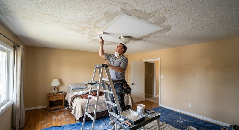 Bedroom Ceiling Repair in Olathe, KS