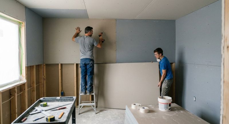 Bedroom Drywall Installation in Denver, CO