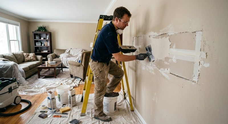 Bedroom Wall Repair in Olathe, KS