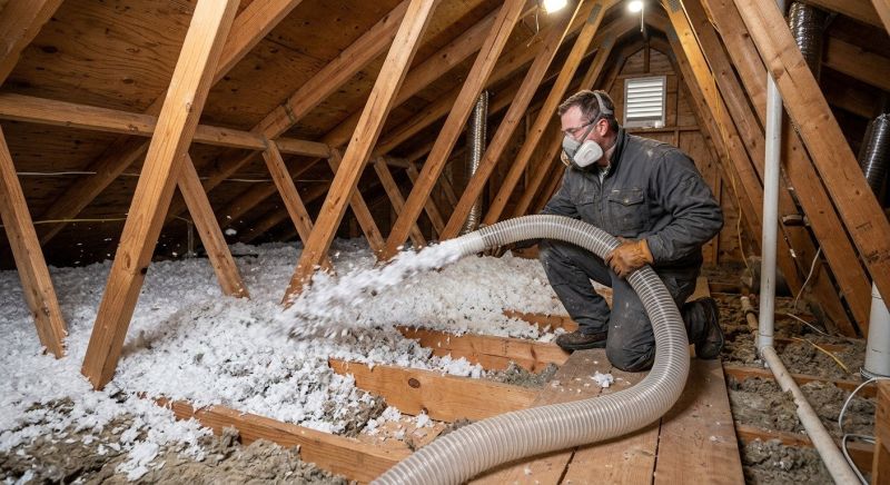 Blown Insulation Installation in Austin, TX