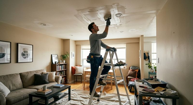 Ceiling Crack Repair in Olathe, KS