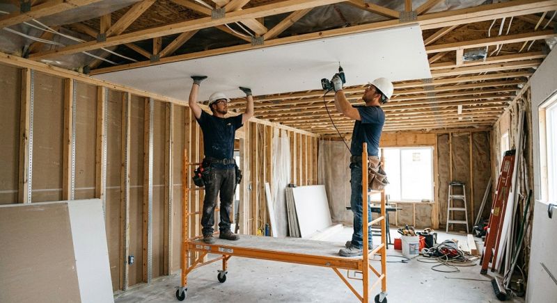 Ceiling Drywall Installation in Wilmington, NC