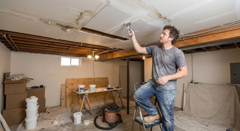 Ceiling Drywall Repair in Olathe, KS