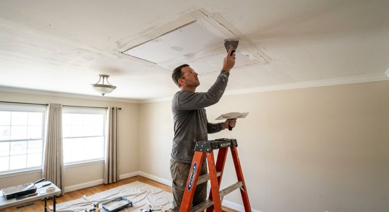 Ceiling Drywall Repair in Olathe, KS