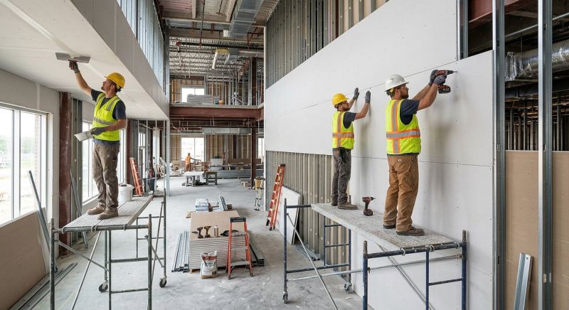 Commercial Drywall Installation in Denver County, CO