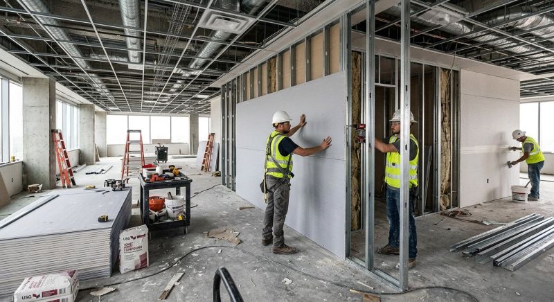 Commercial Drywall Renovation in Denver County, CO