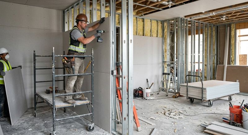 Drywall Construction in Kansas City, KS