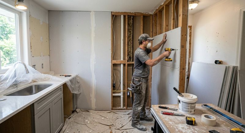 Drywall Replacement in Conroe, TX