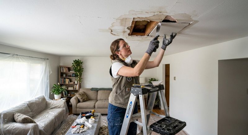 Kitchen Ceiling Repair in Conroe, TX