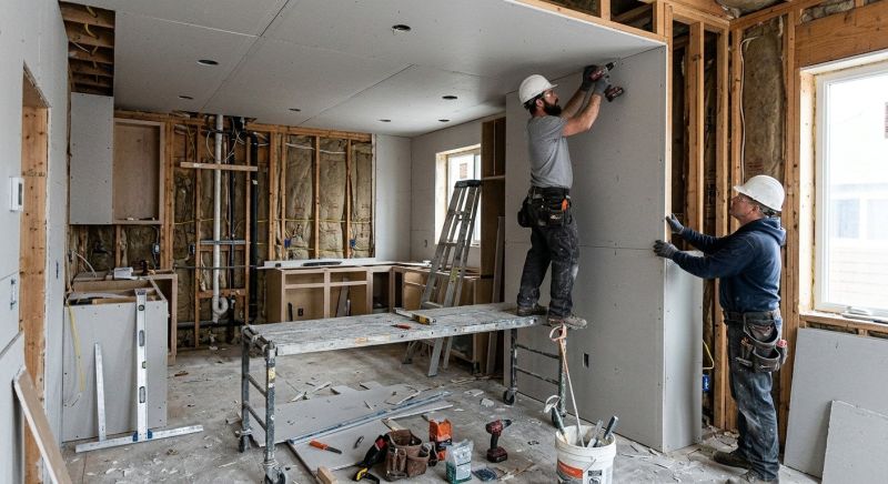 Kitchen Drywall Installation in Denver County, CO