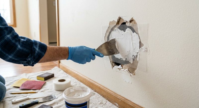 Wall Hole Repair in Wilmington, NC